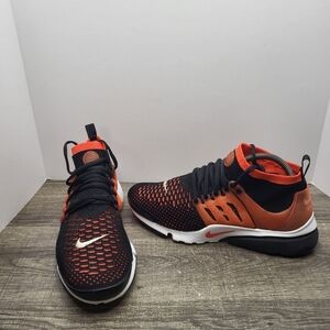 Nike Air Presto Ultra FK Mens Size 8.5 Black Athletic Running Shoes Sneakers